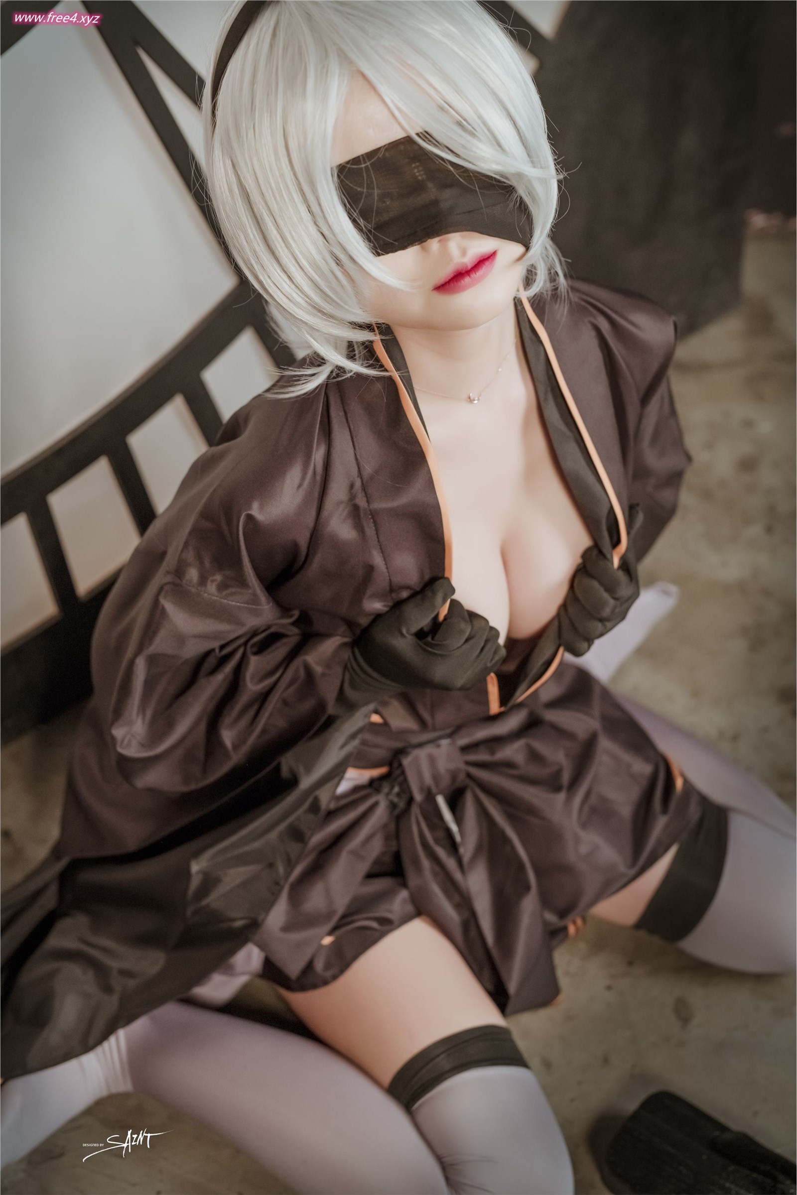 SAINT Photolife Yuna - Yuna Cos Vol.04 KDA Akali & Nier Automata 2B(29)